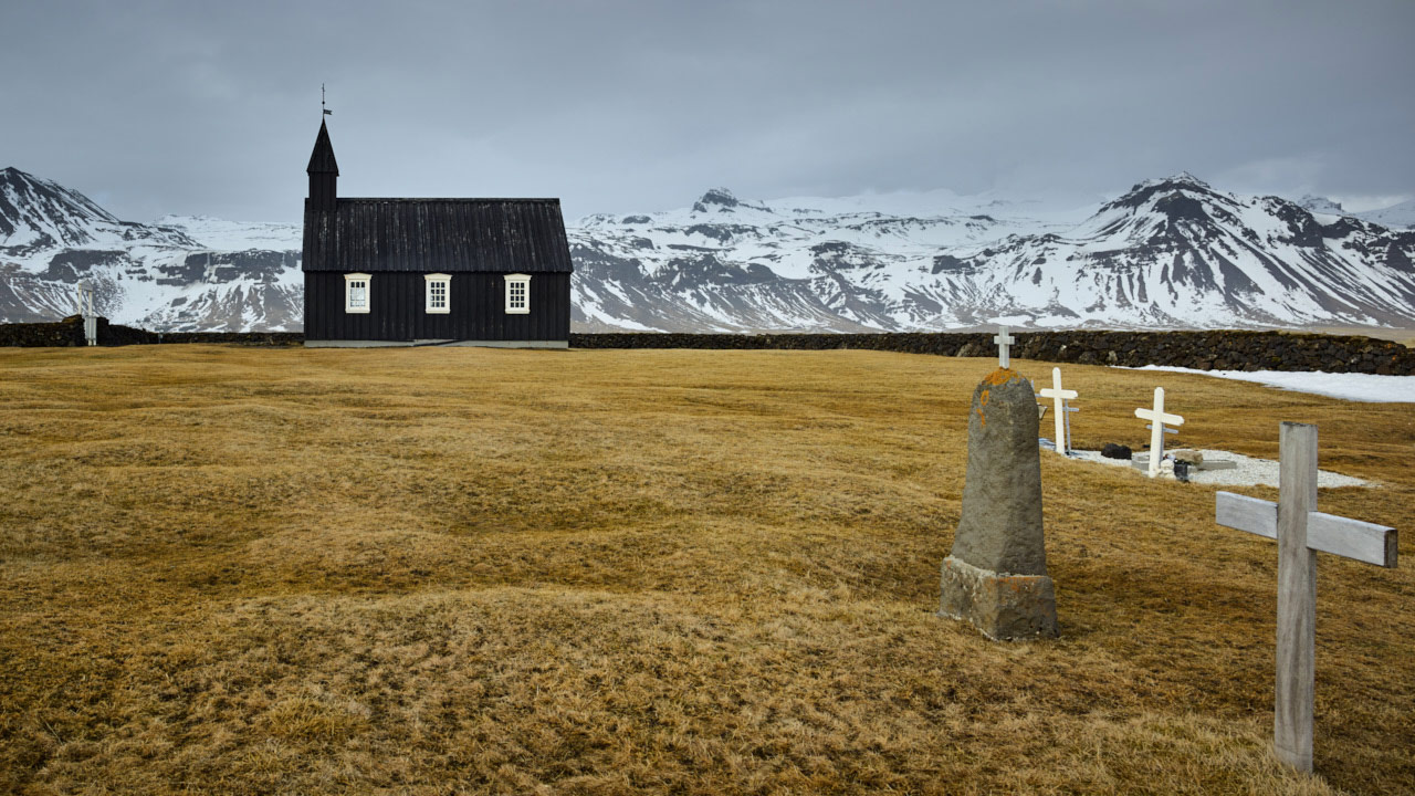 One of the oldest wooden churches in Iceland. Originally built in 1703, demolished and rebuilt in 1816, abolished and rebuilt in present form in 1848.